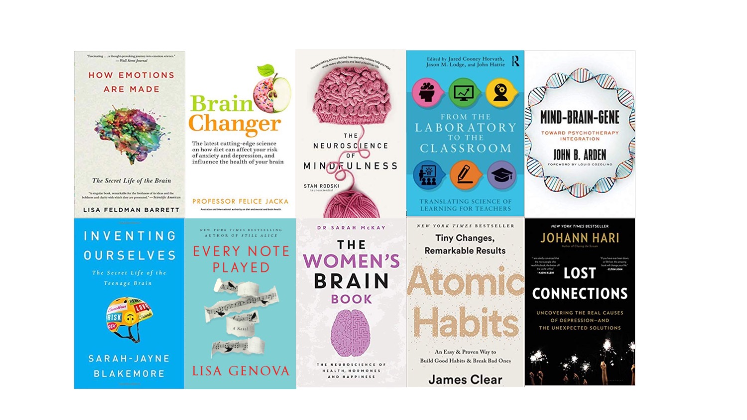 10 brain books you should read in 2019 - Dr Sarah McKay