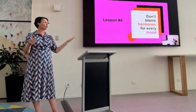 Dr Sarah McKay keynote speaker on women's brain health